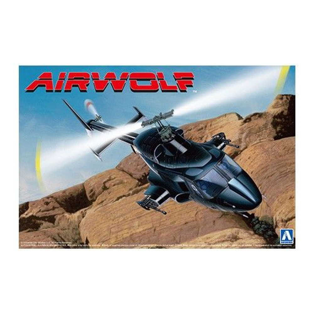 Aoshima: 1/48 Airwolf Clear Body Ver. Scale Model Kit 