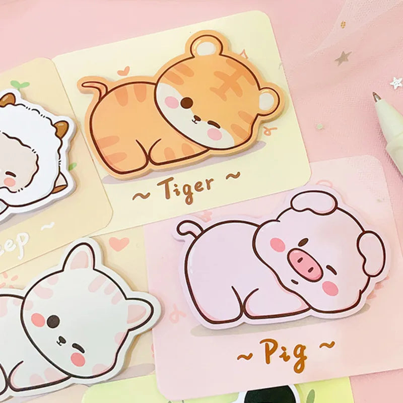 Bloc de notas con adorables animales