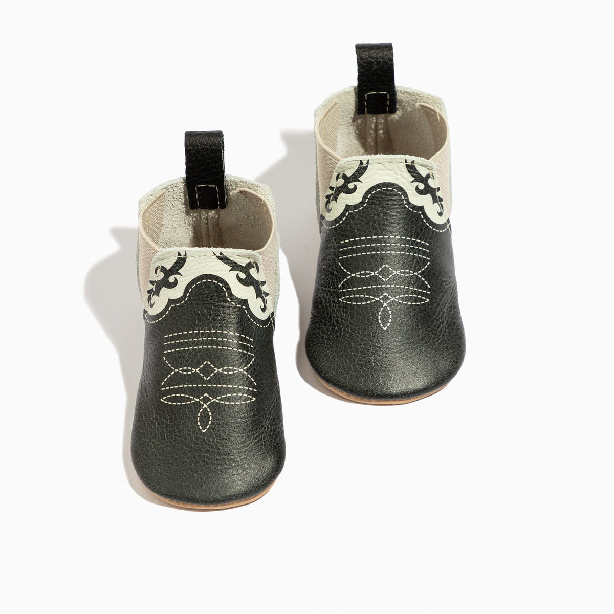 Bota Chelsea estilo vaquero color ébano para bebé