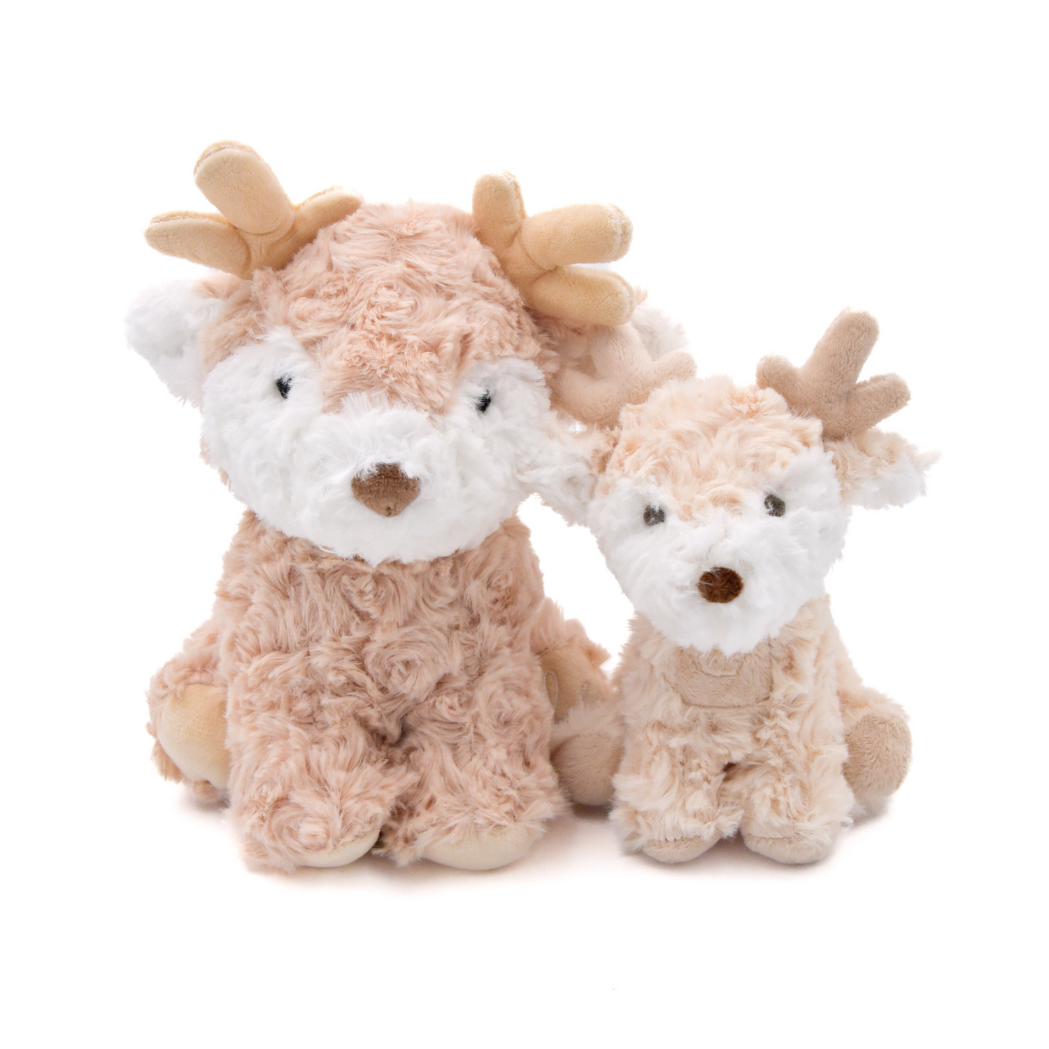 Set de peluches Vixi – Dúo de zorros elegantes (Mini y Maxi)