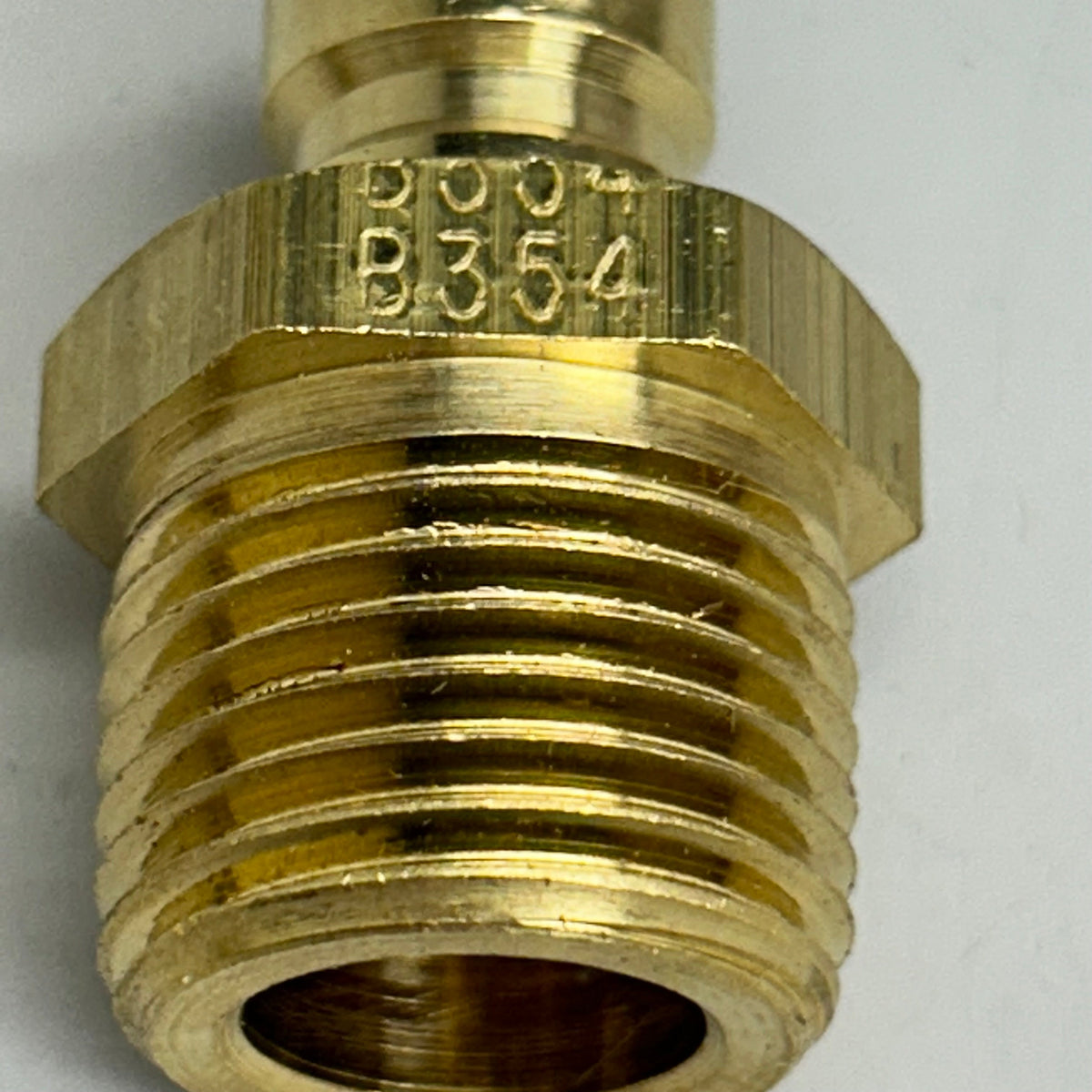 PLASTIC PROCESS EQUIPMENT (10 Pack) Male Plug Fitting 3/8" ID 1/2" NPT Brass  PPEB354