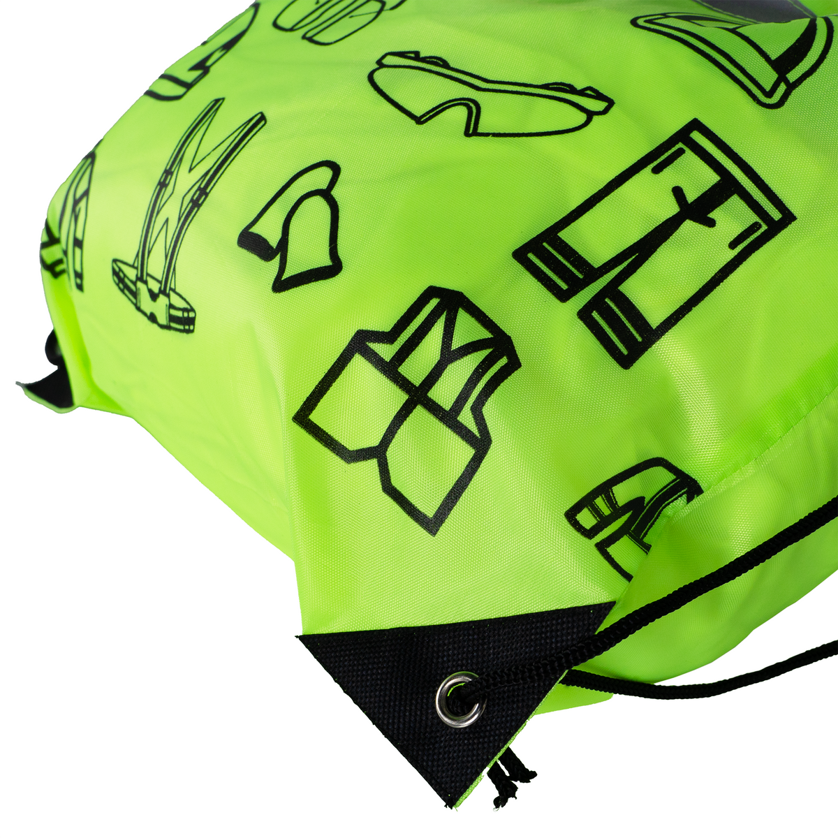 Bolsa con cordón para expertos en EPI con banda reflectante