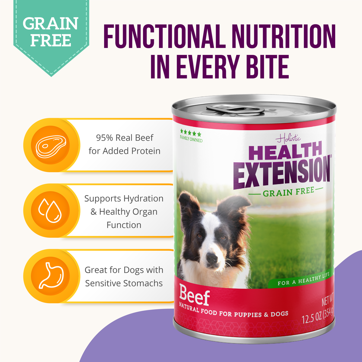 Grain Free 95% Beef – Premium Protein & Hydration Topper