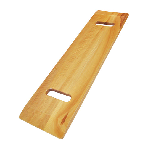 Tabla de transferencia de 600 lb con dos cortes para las manos - Tabla deslizante de madera dura de 10 x 32 pulgadas 