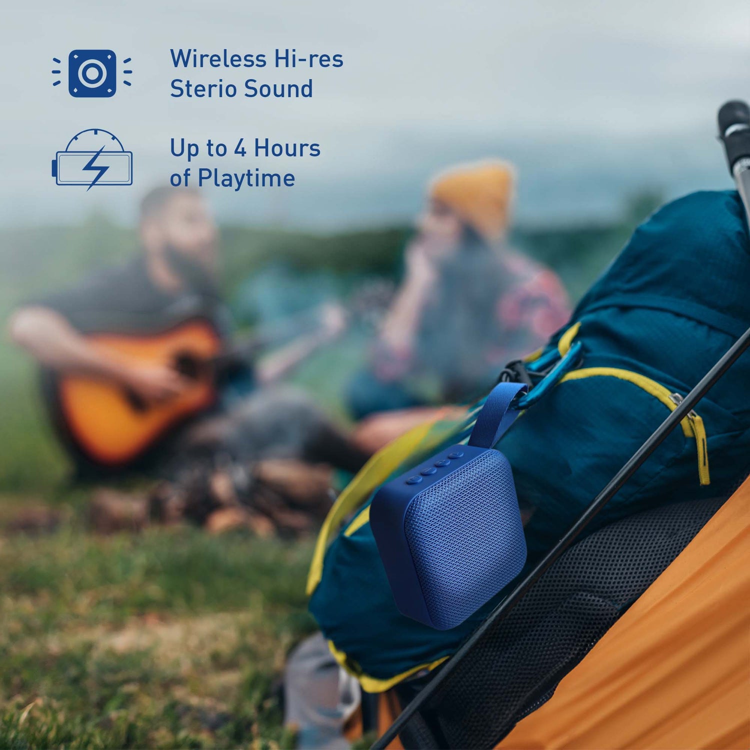 Paquete de artículos esenciales para llevar: altavoz inalámbrico y rastreador Purtag