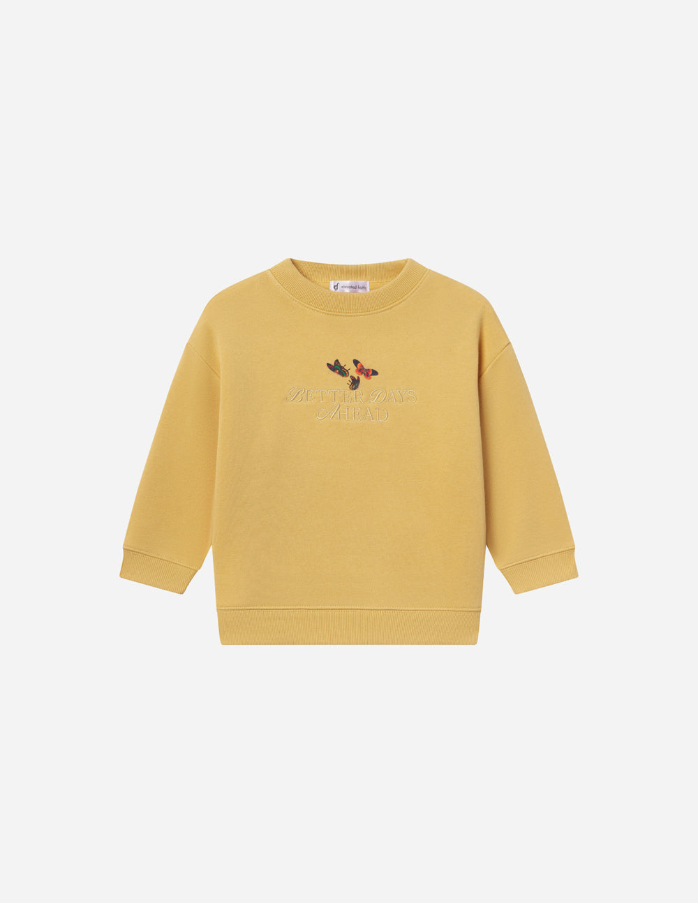 Sudadera con cuello redondo para niños Better Days Butterfly