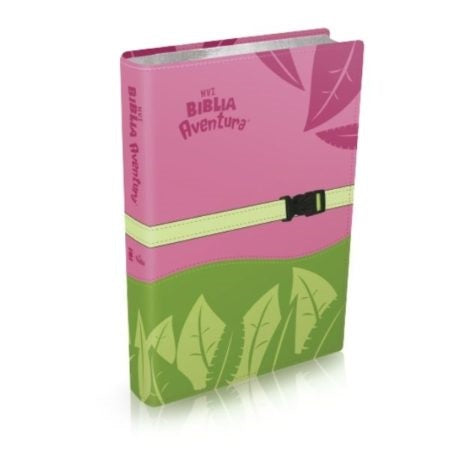 BIBLIA AVENTURA NVI, PIEL, ROSADA