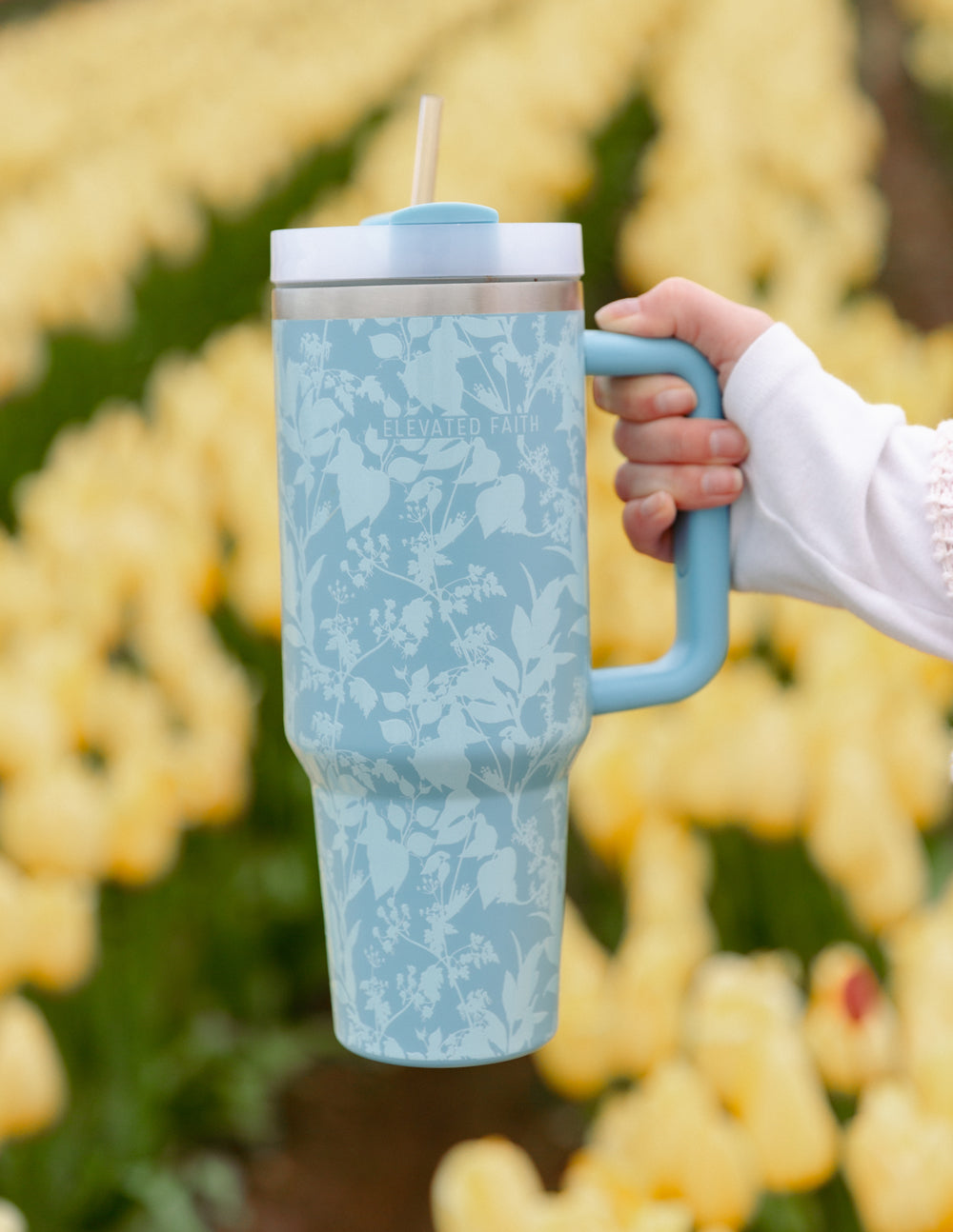 Vaso Blue Botanic de 40 oz
