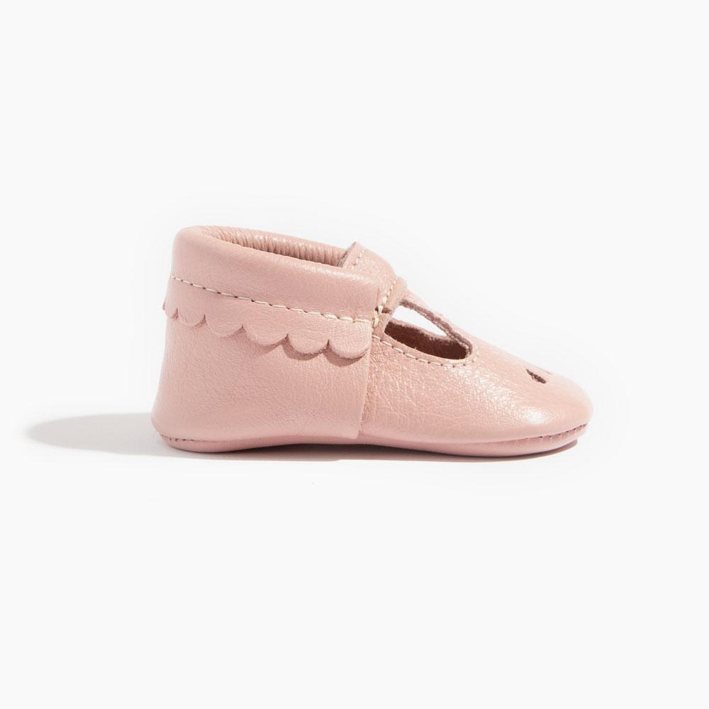 Zapato de bebé Mary Jane color rubor