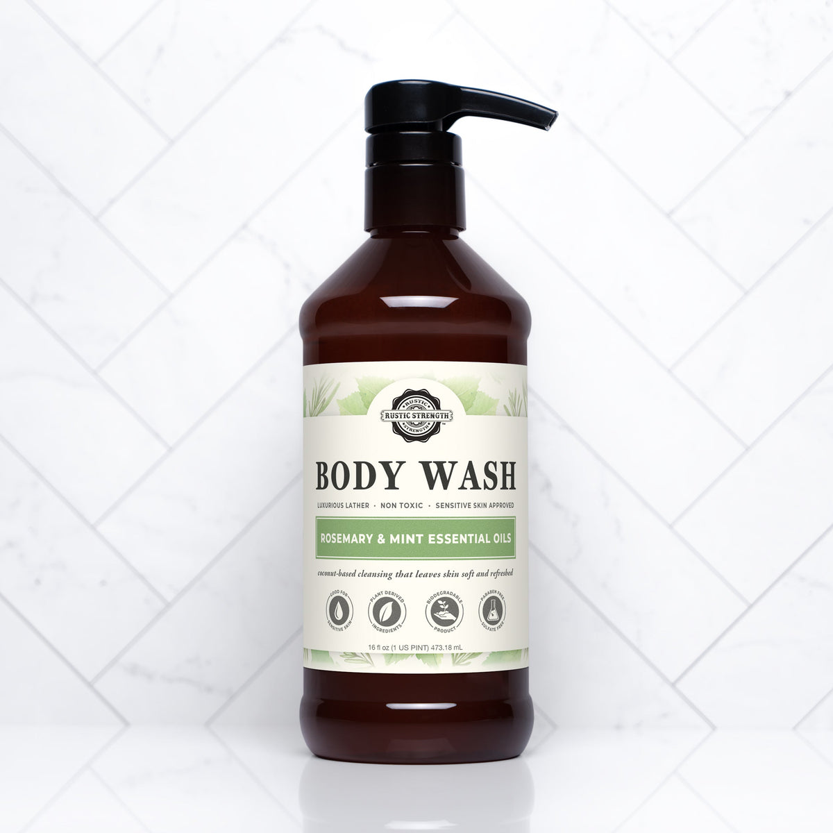 Gel de ducha hidratante | Romero y menta 