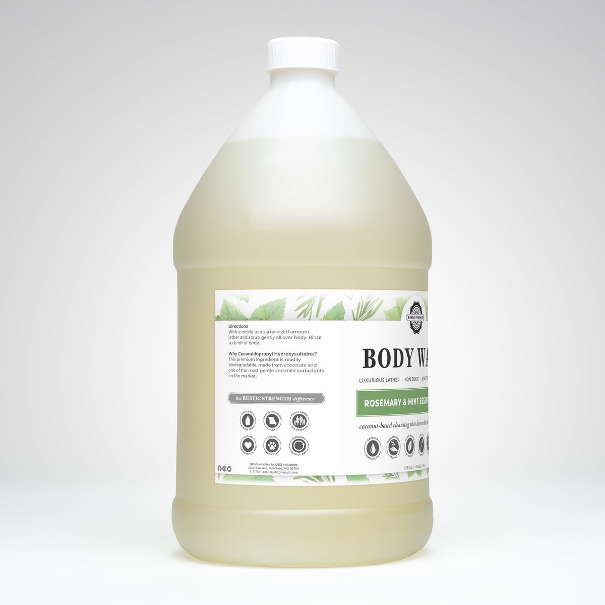Gel de ducha hidratante | Romero y menta 