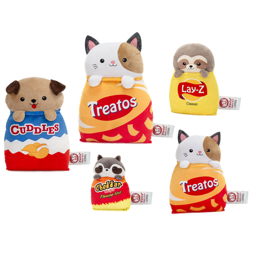 Fiesta: Parody Pals - Bolsas de papas fritas de 6.5 pulgadas