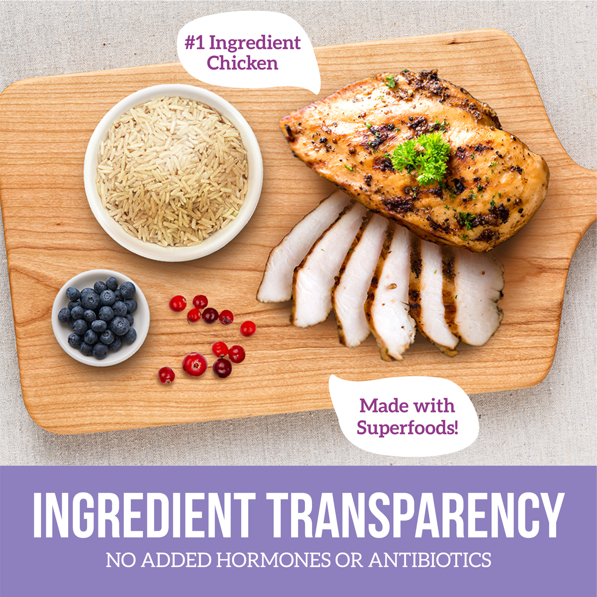 Chicken & Brown Rice Recipe – All Life Stages Dry Cat Food