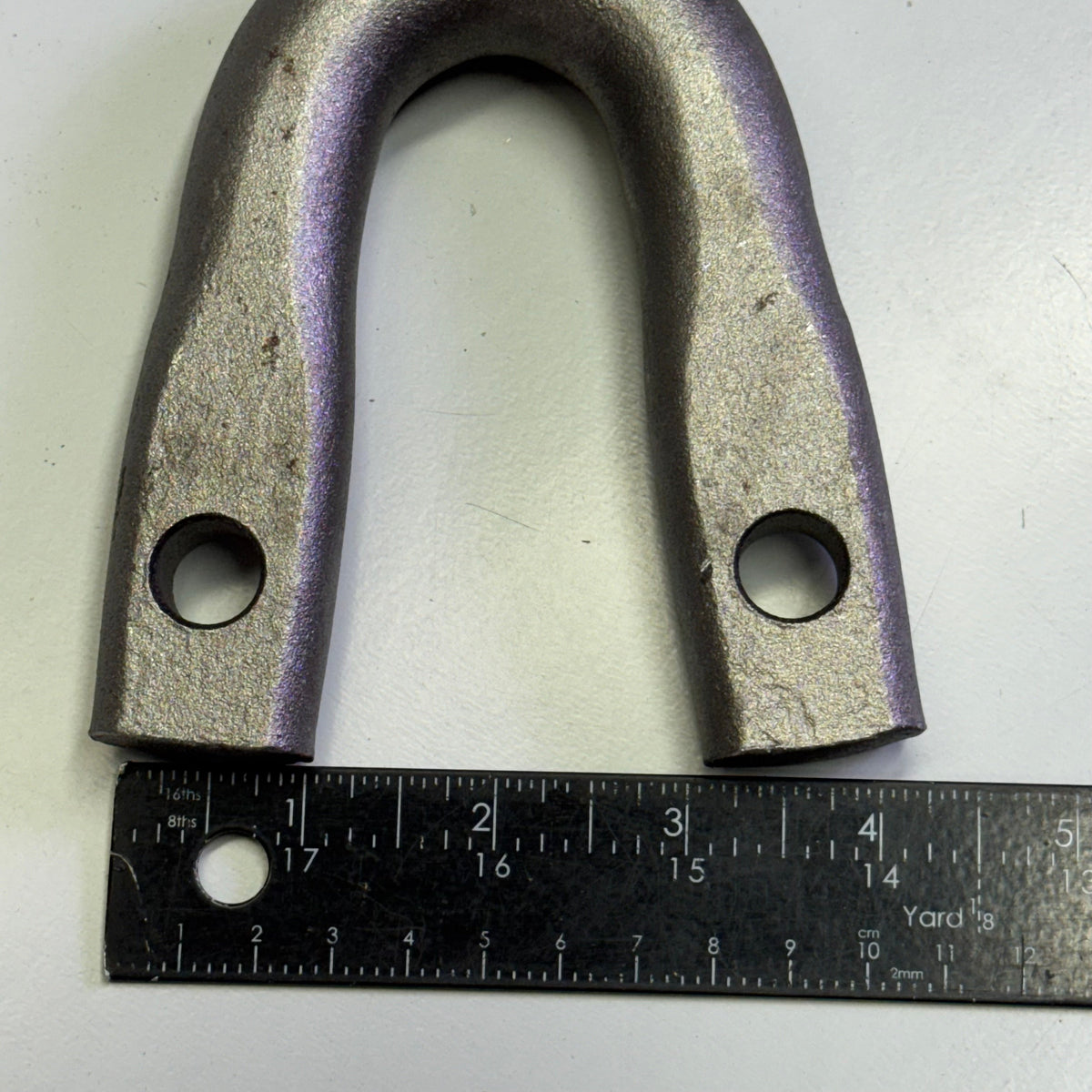 Paquete de 2 soportes de palanca de desacoplamiento en forma de U, 5" x 4", color gris