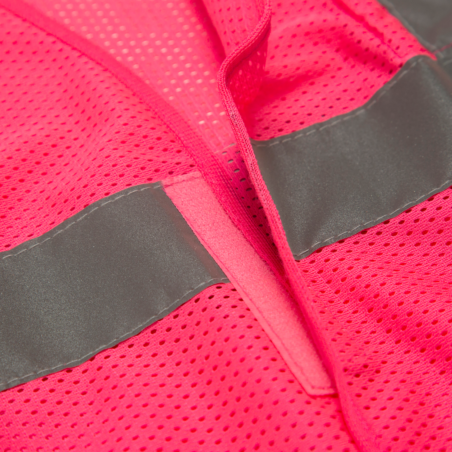 Children's Hi-Vis Mesh Safety Vest with 2" Reflective Strips - PinkFit Collection