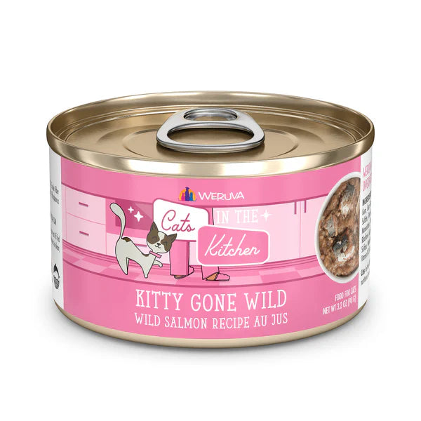 Cats in the Kitchen Kitty Gone Wild – Wild Salmon Recipe Au Jus