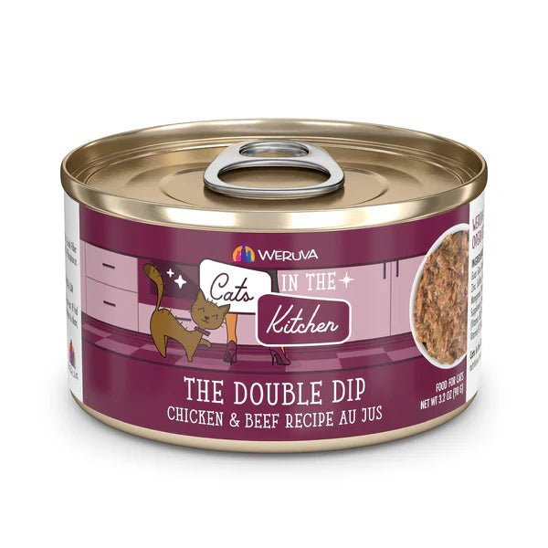 Cats in the Kitchen The Double Dip – Chicken & Beef Recipe Au Jus