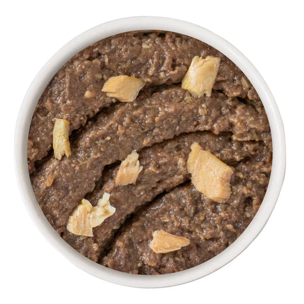 Paté Gatos en la Cocina La Cena Karate Kitty de Carne y Salmón en un Puré Hidratante (3 oz)