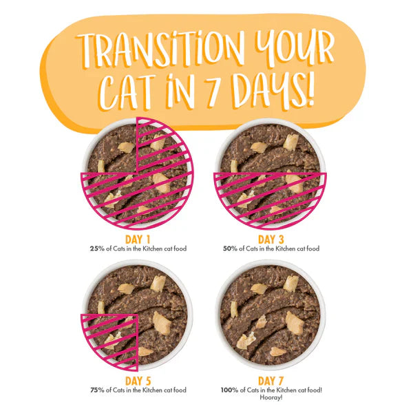 Paté Gatos en la Cocina La Cena Karate Kitty de Carne y Salmón en un Puré Hidratante (3 oz)