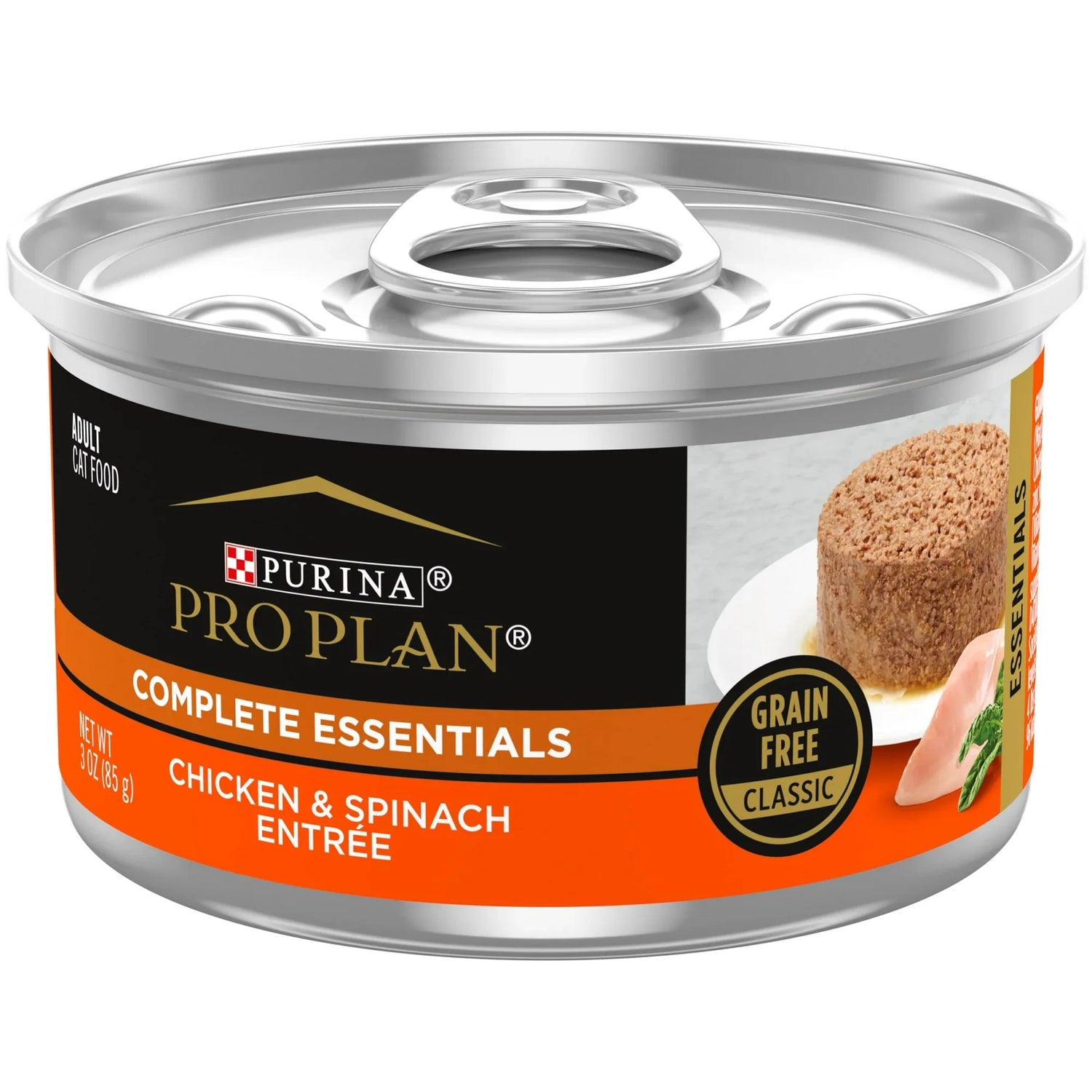 Purina Pro Plan Complete Essentials Grain Free – Chicken & Spinach Entrée (3oz)