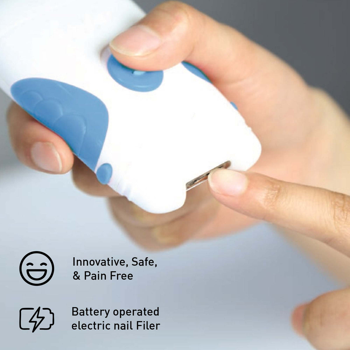 Kit esencial para el cuidado de las uñas: cortaúñas premium, tijeras de acero inoxidable y lima y cortaúñas eléctrico portátil.