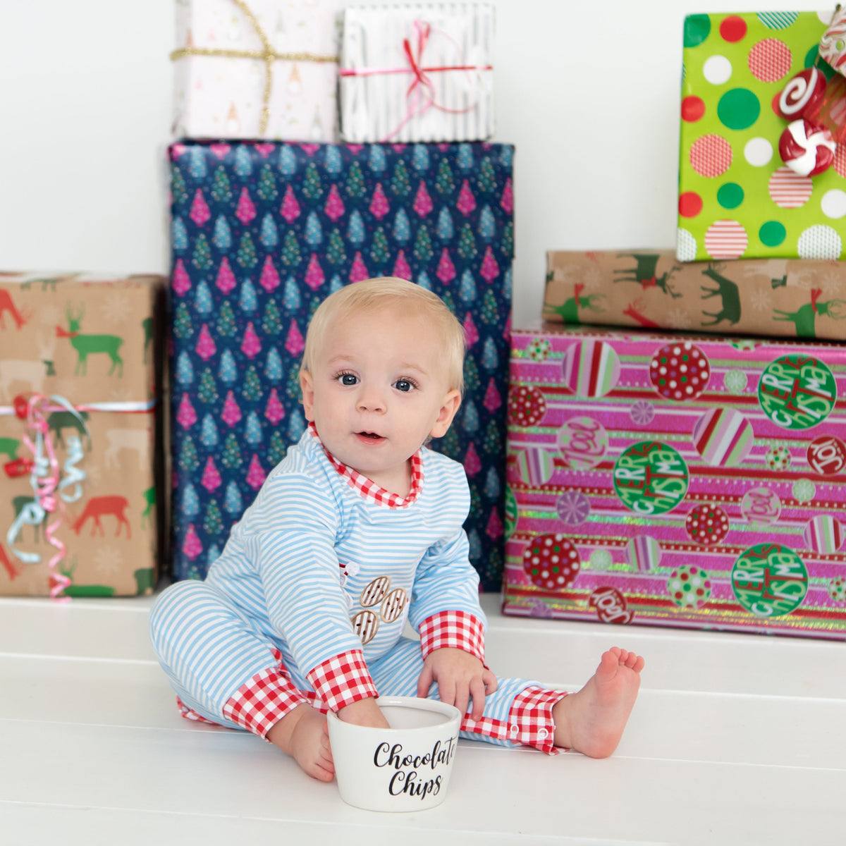 Pelele de galletas para Papá Noel para niños