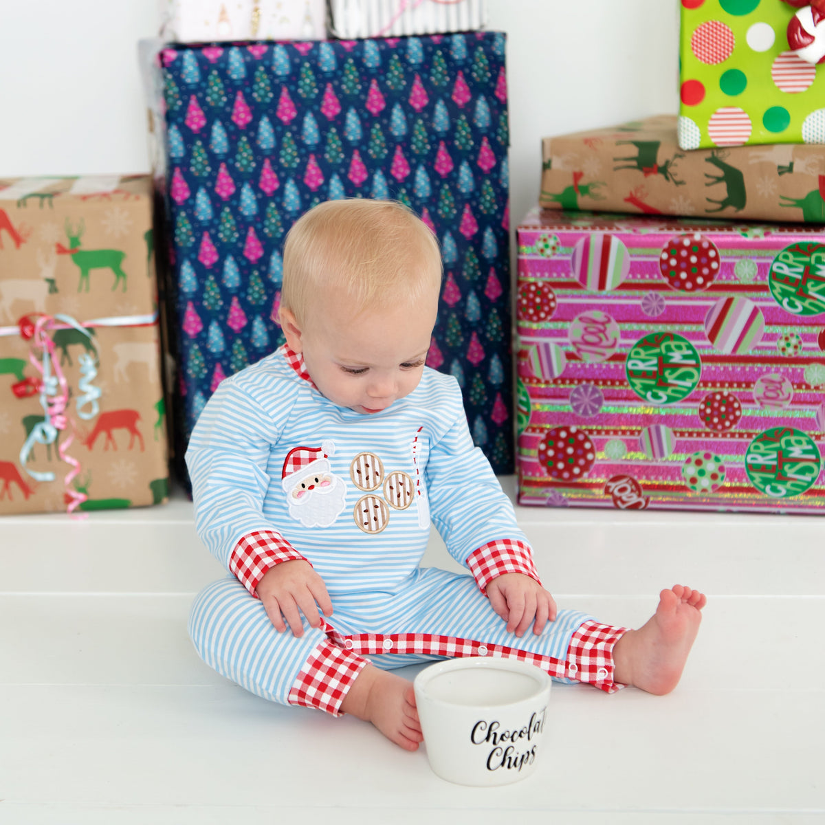 Pelele de galletas para Papá Noel para niños
