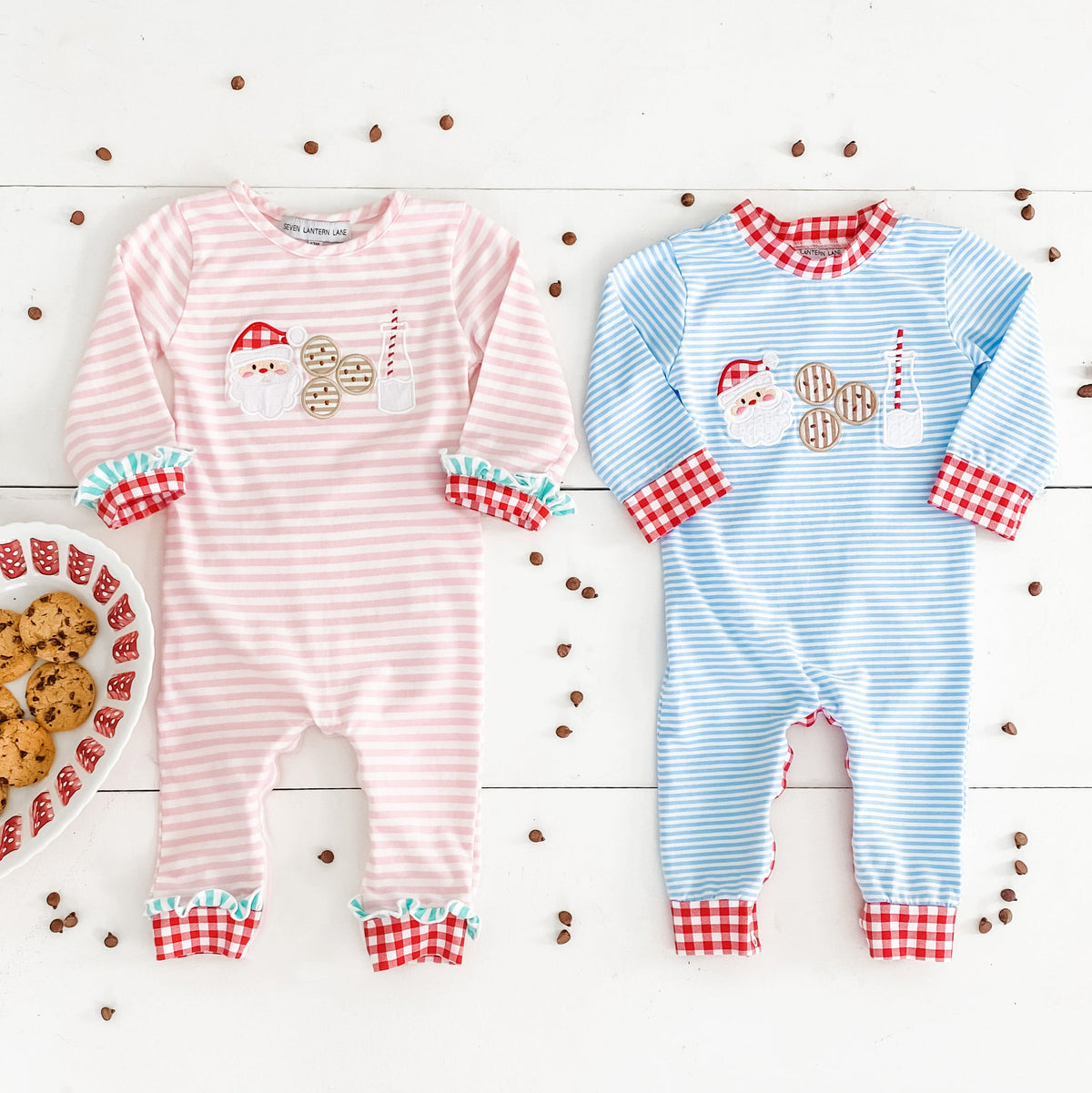 Pelele de galletas para Papá Noel para niños