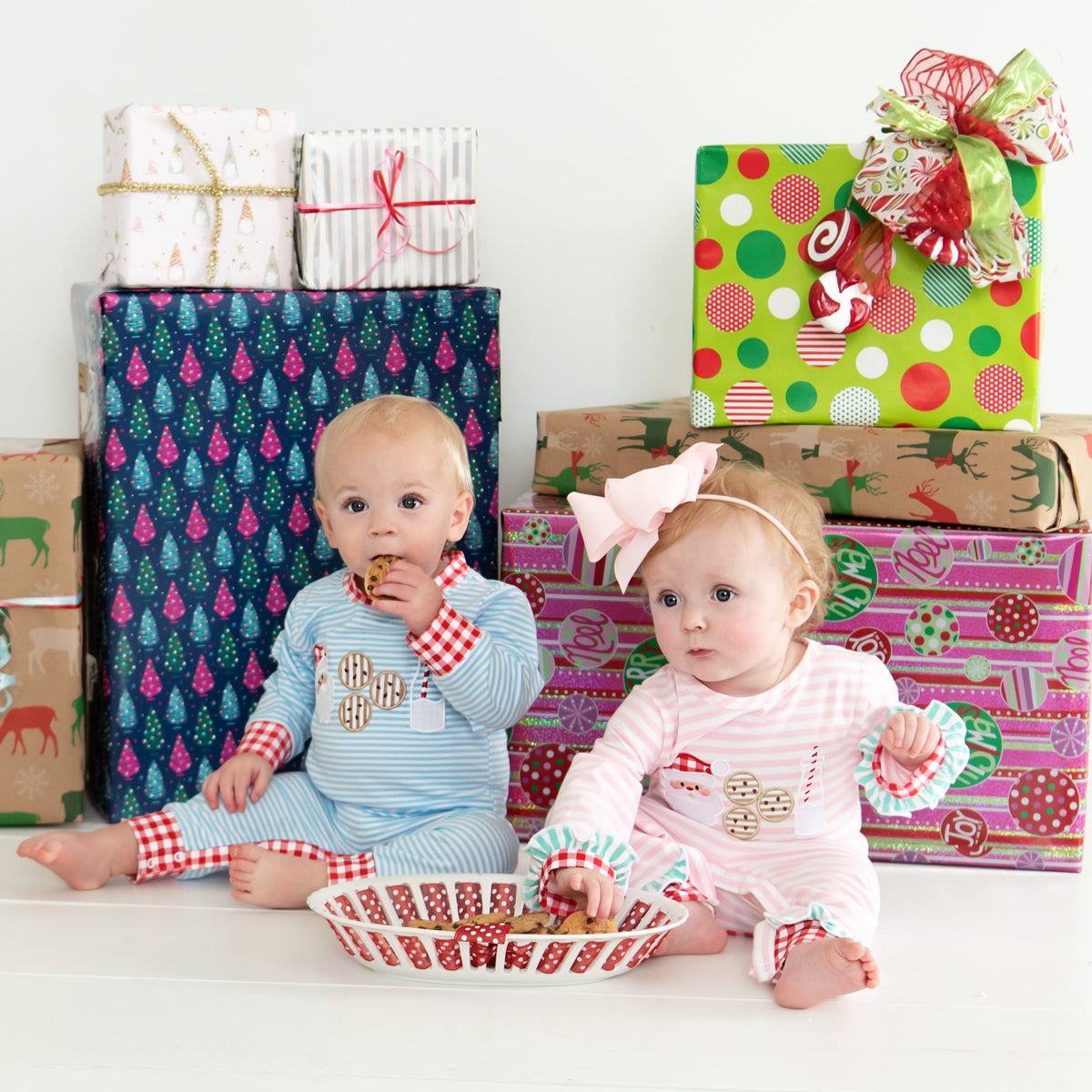 Pelele de galletas para Papá Noel para niños