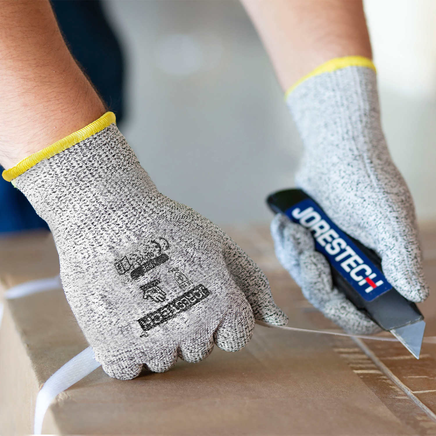 Cut Resistant Multi-Purpose Safety Work Gloves – Pack of 12