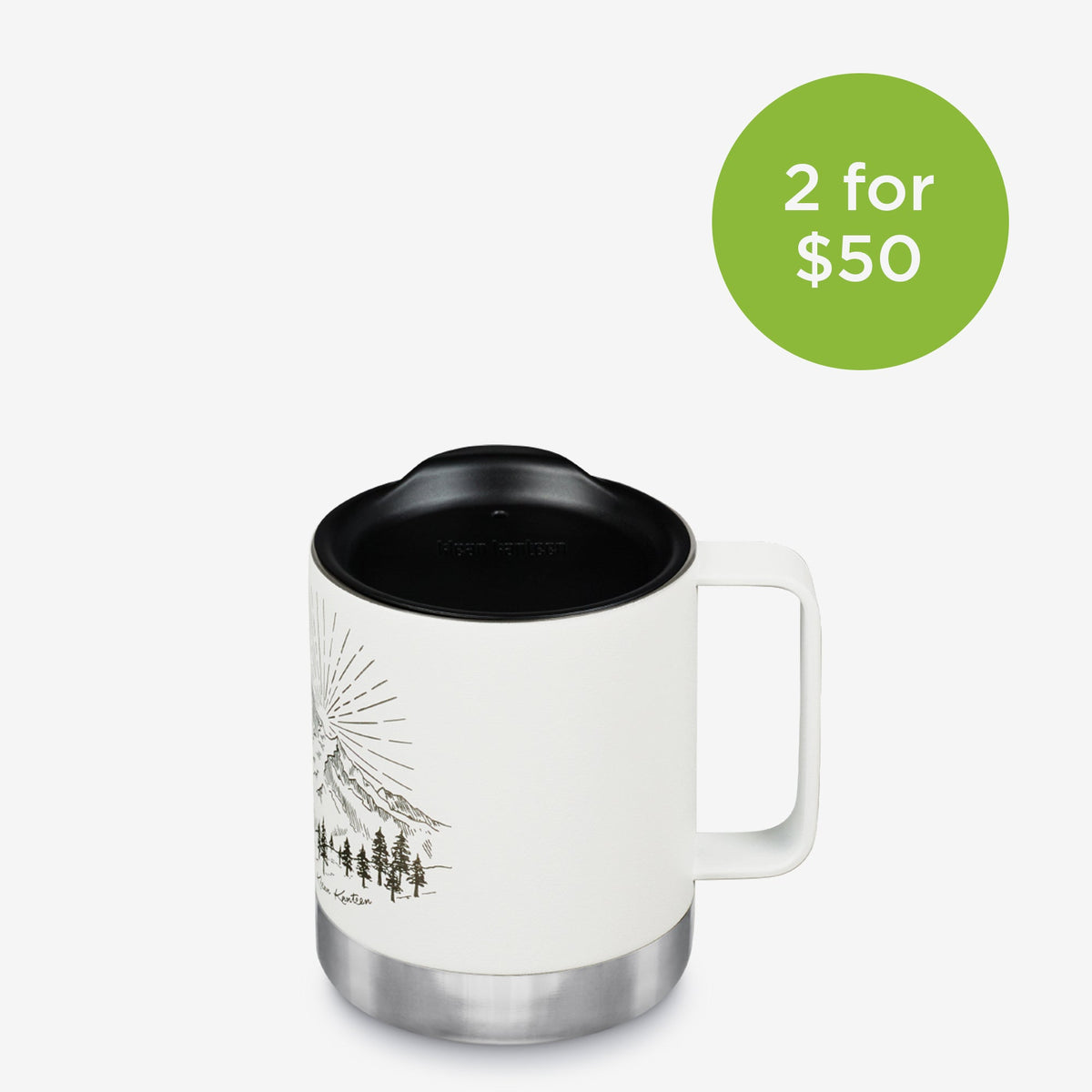 Taza de campamento de 12 oz
