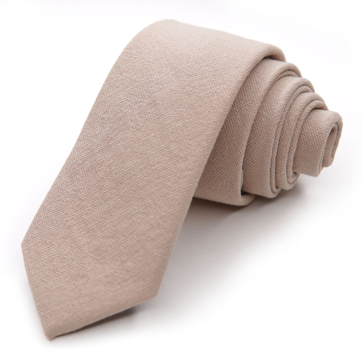 Corbata de hombre color champán