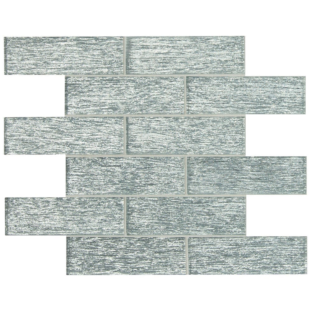 Chilcott Bright Subway 11.81"x11.81" Textured Glass Mesh-Mounted Mosaic Tile - MSI Collection