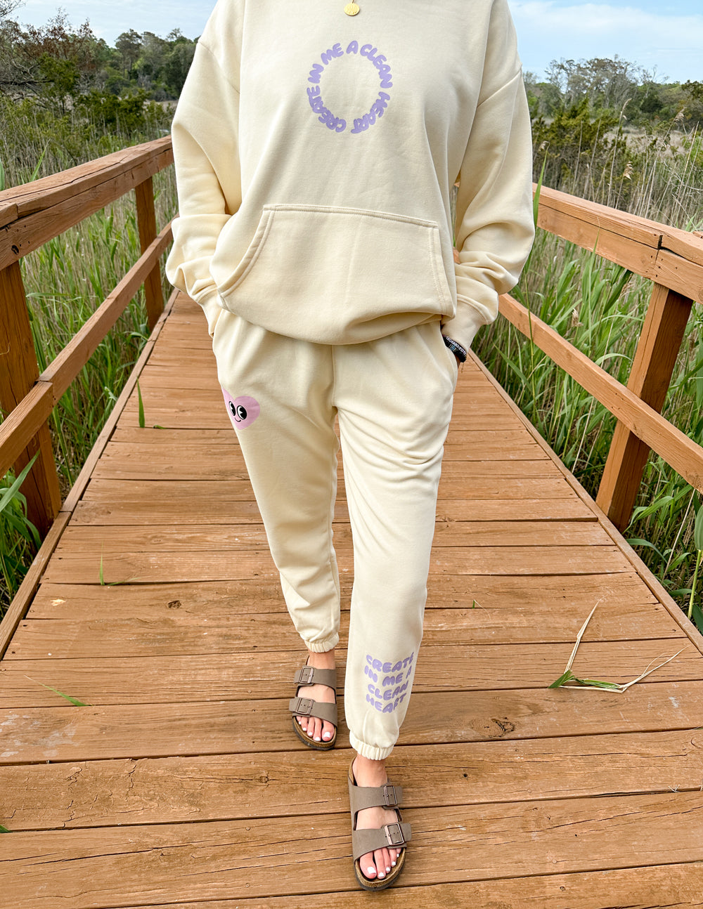 "Create in Me a Clean Heart" Unisex Sweatpant