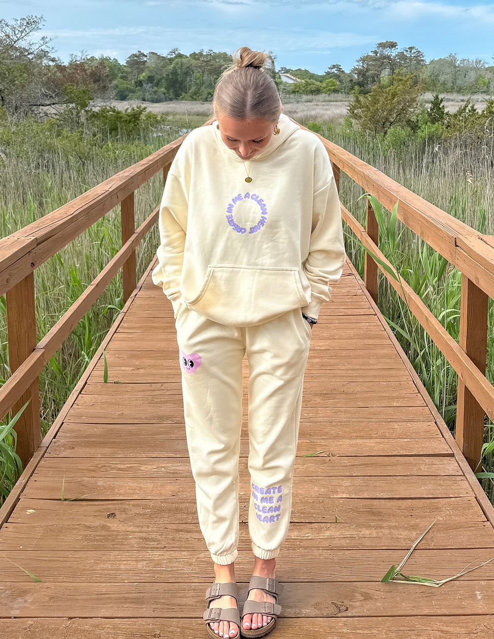 "Create in Me a Clean Heart" Unisex Sweatpant