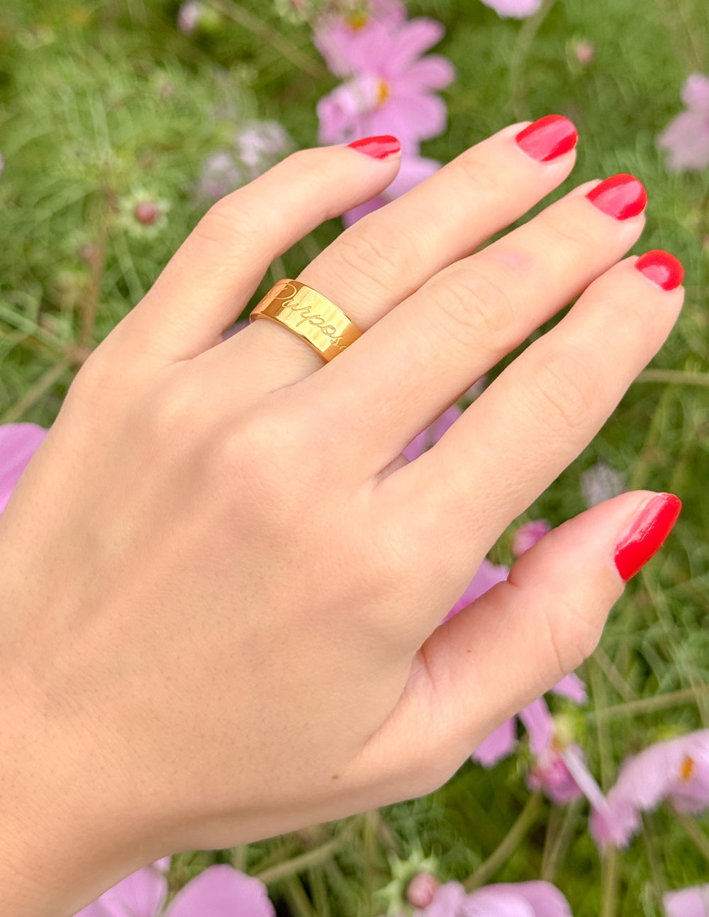"Created With Purpose" Ring