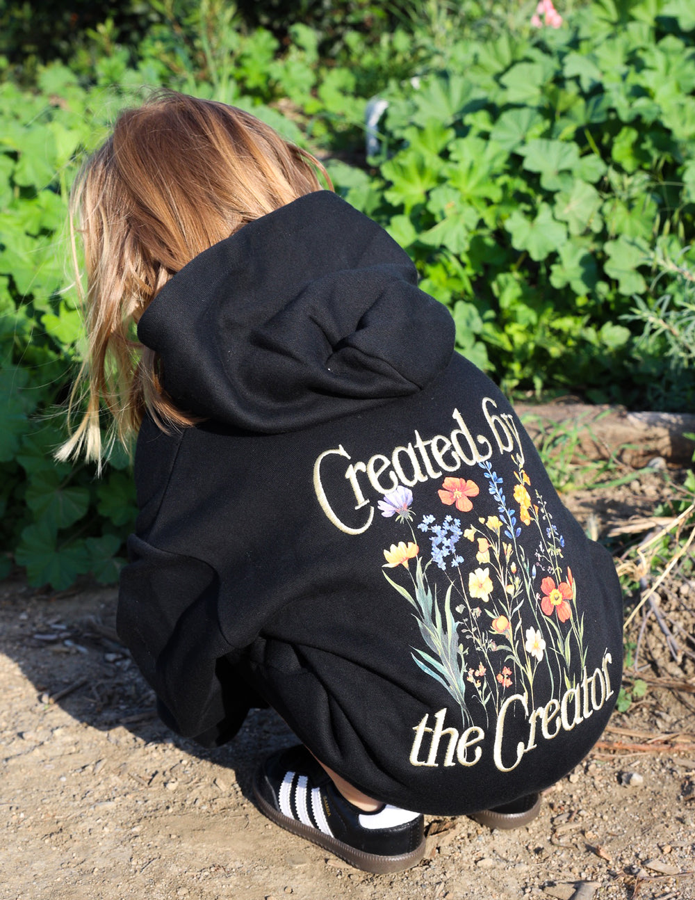 Sudadera con capucha para niños creada por el Creador