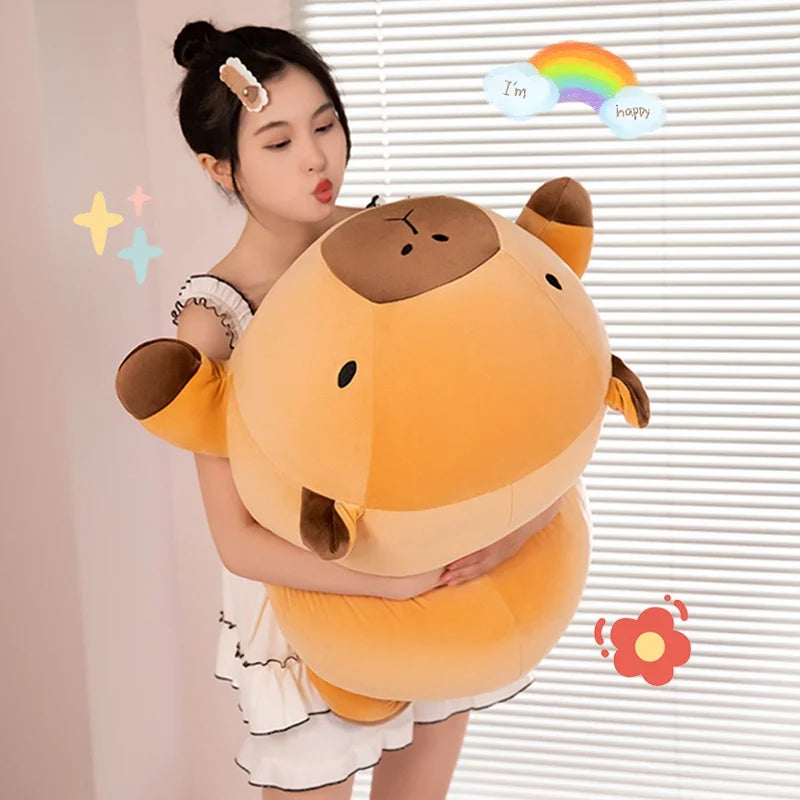 Almohadas de peluche de capibara kawaii