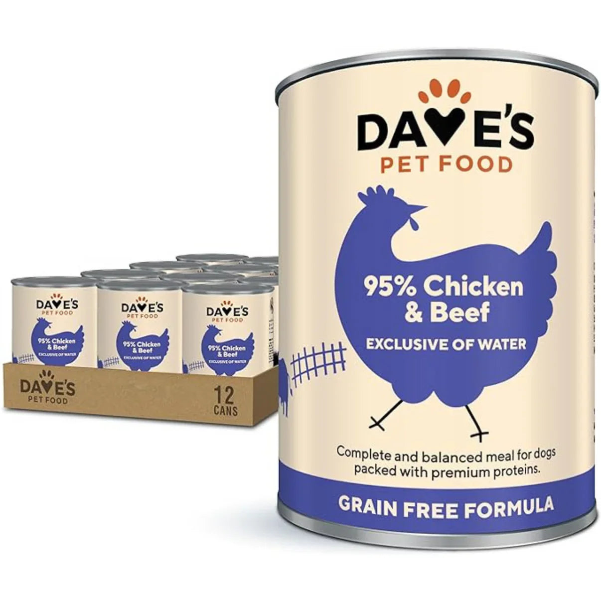 Dave's 95% Premium Meats™ Chicken & Beef (13oz)