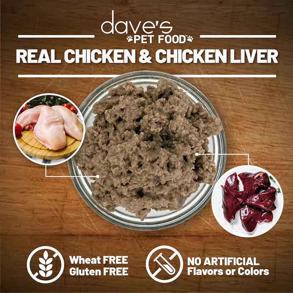 Dave's 95% Premium Meats™ – Chicken & Chicken Liver (12.5oz)