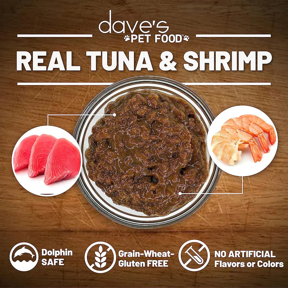 Dave's Naturally Healthy – Grain-Free Tuna & Shrimp Dinner (5.5oz)