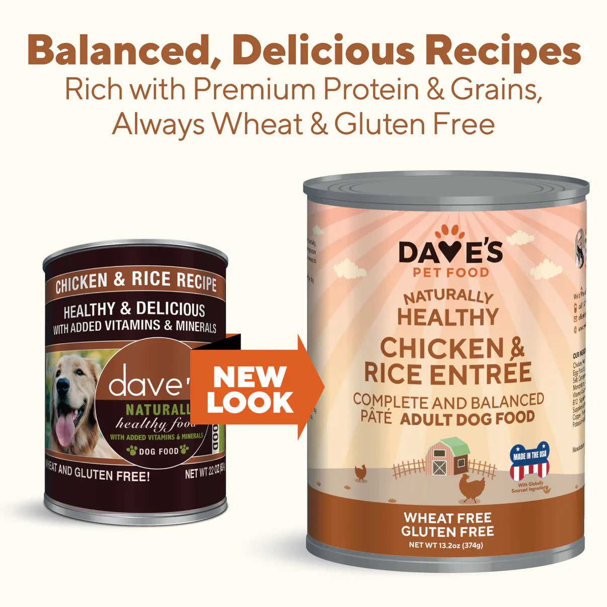 Dave’s Naturally Healthy Chicken & Rice (13.2oz)