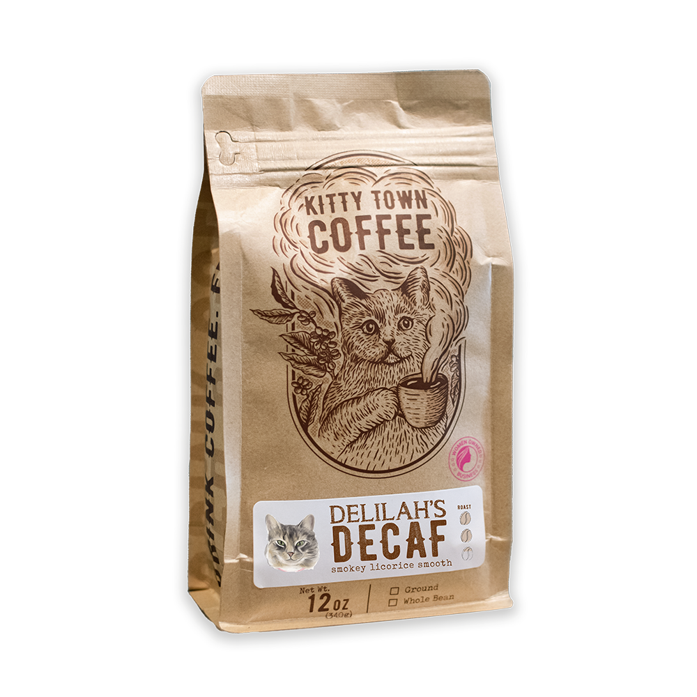 Delilah’s Decaf – Smooth & Flavorful Decaffeinated Coffee