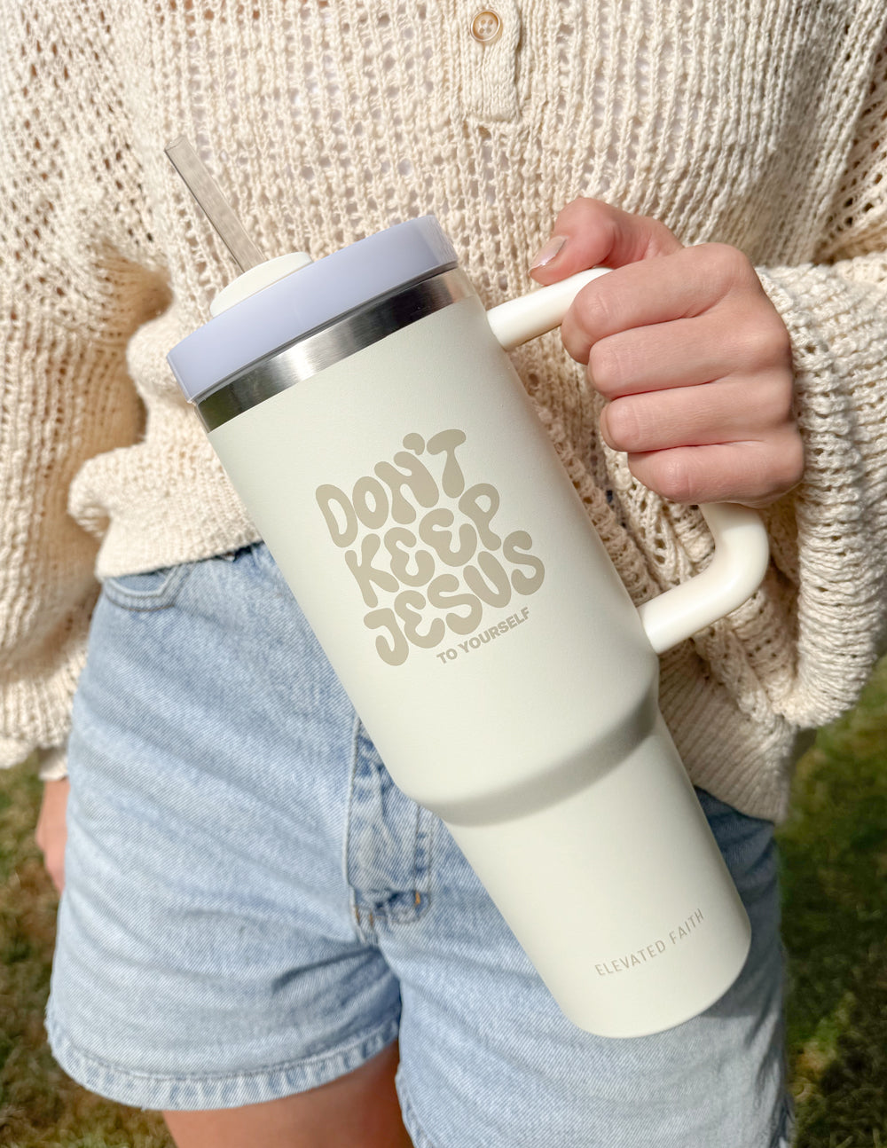 No te quedes con Jesús para ti Vaso de 40 oz