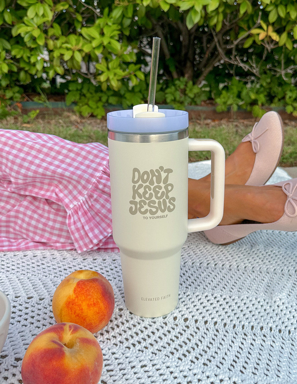 No te quedes con Jesús para ti Vaso de 40 oz