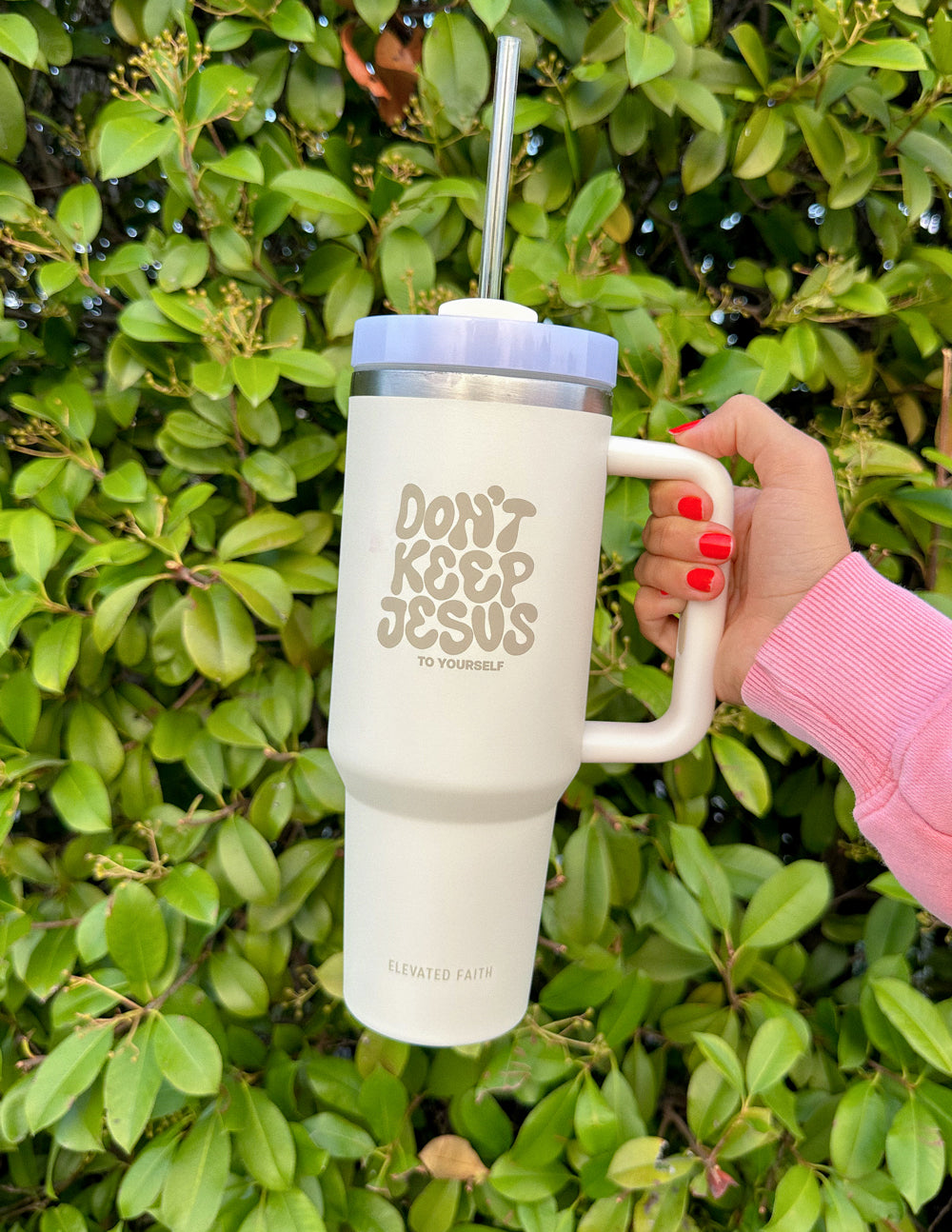 No te quedes con Jesús para ti Vaso de 40 oz