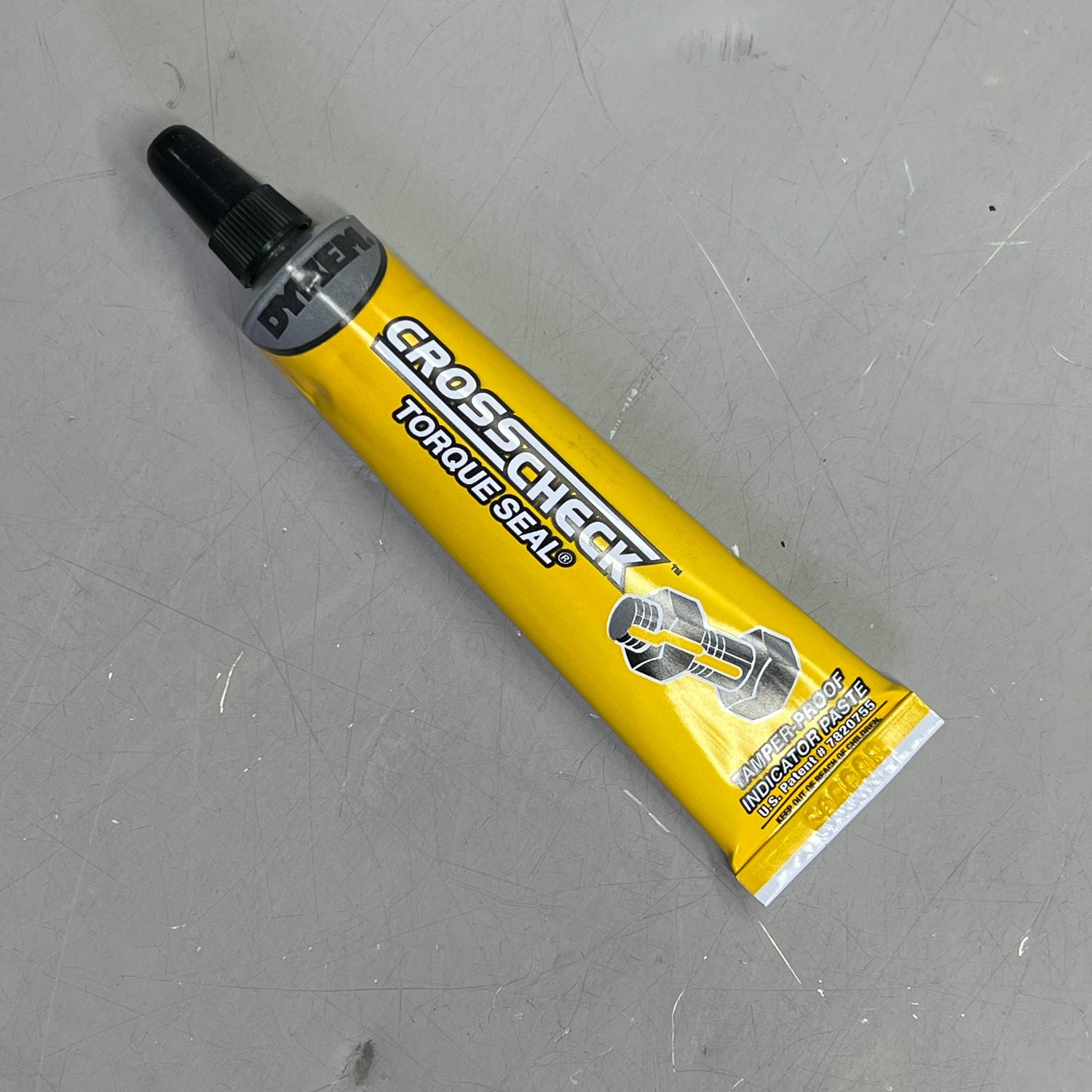 ZA@ DYKEM (PAQUETE DE 3) Sellador de Torque a Prueba de Manipulaciones Cross Check Amarillo 29.5 ml 83317