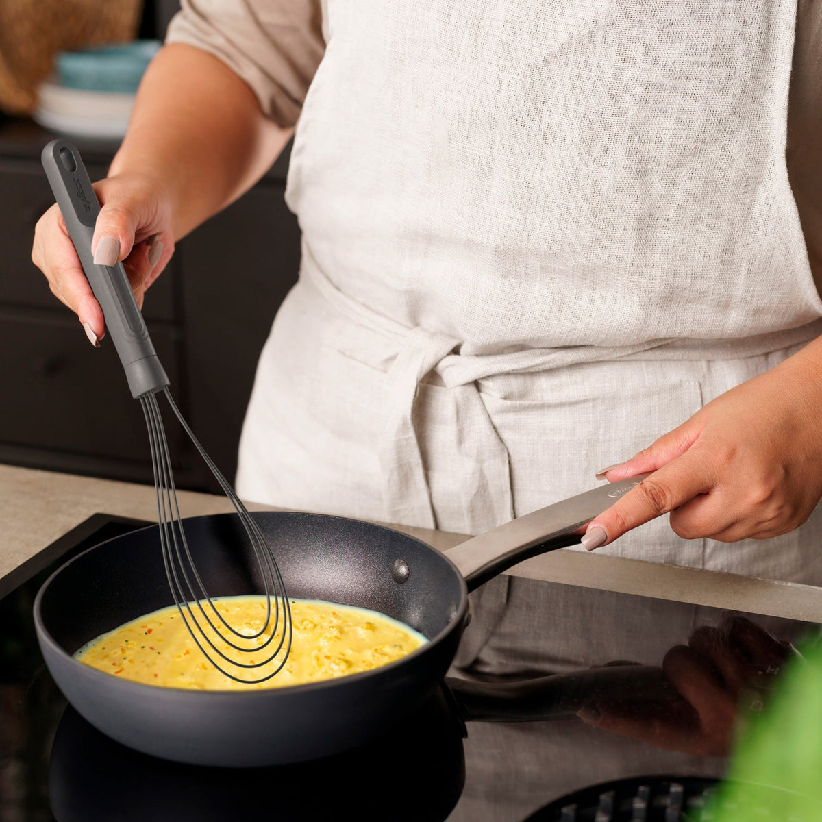 Zyliss Flat Whisk (Silicone-Coated)