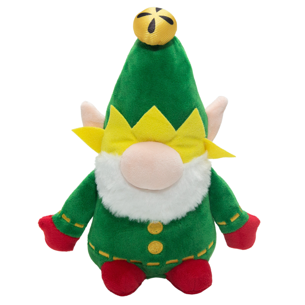Elf the Gnome – Festive Squeaky & Crinkle Eco-Friendly Toy