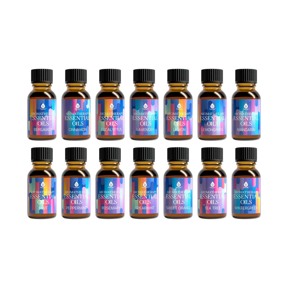 Set de regalo de 14 aceites esenciales de aromaterapia 
